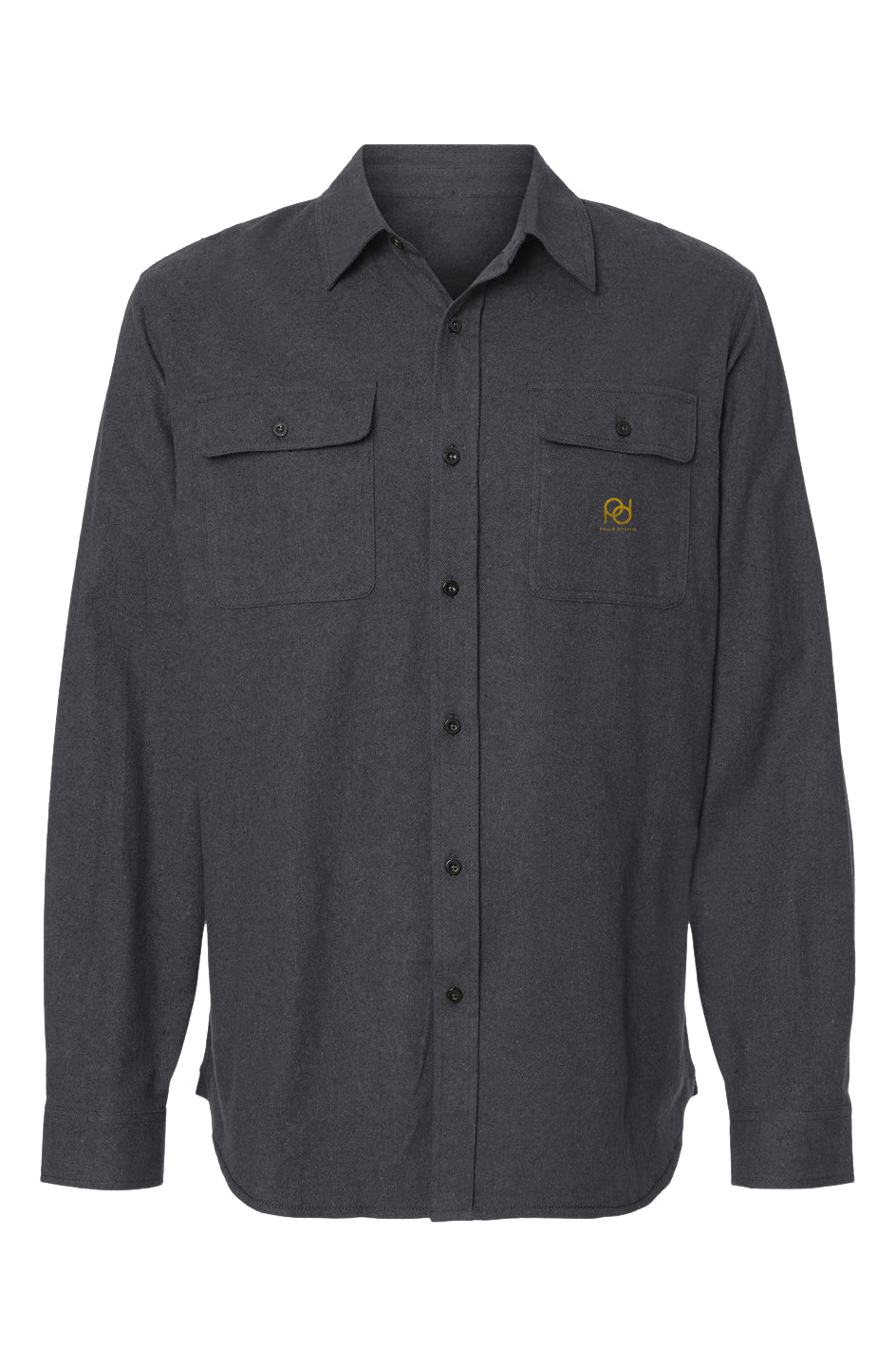 Mens Solid Flannel Shirt