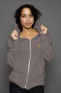 unisex zip hoody
