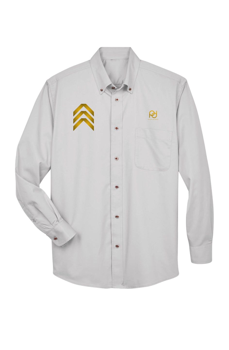 Mens Long-Sleeve Twill Shirt