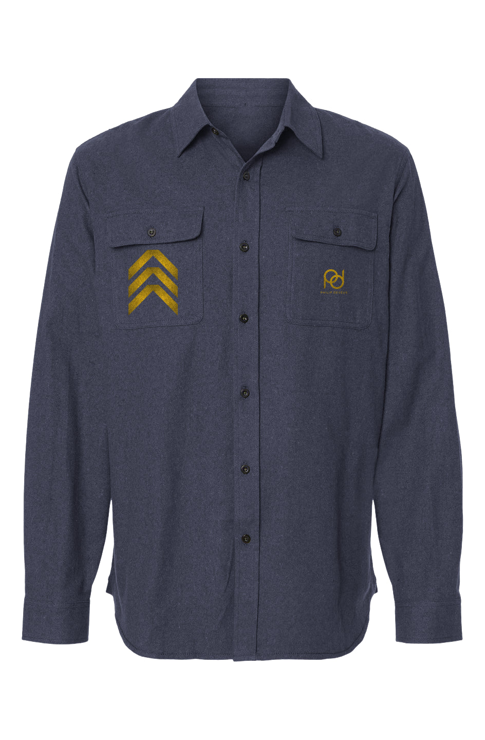 Mens Solid Flannel Shirt