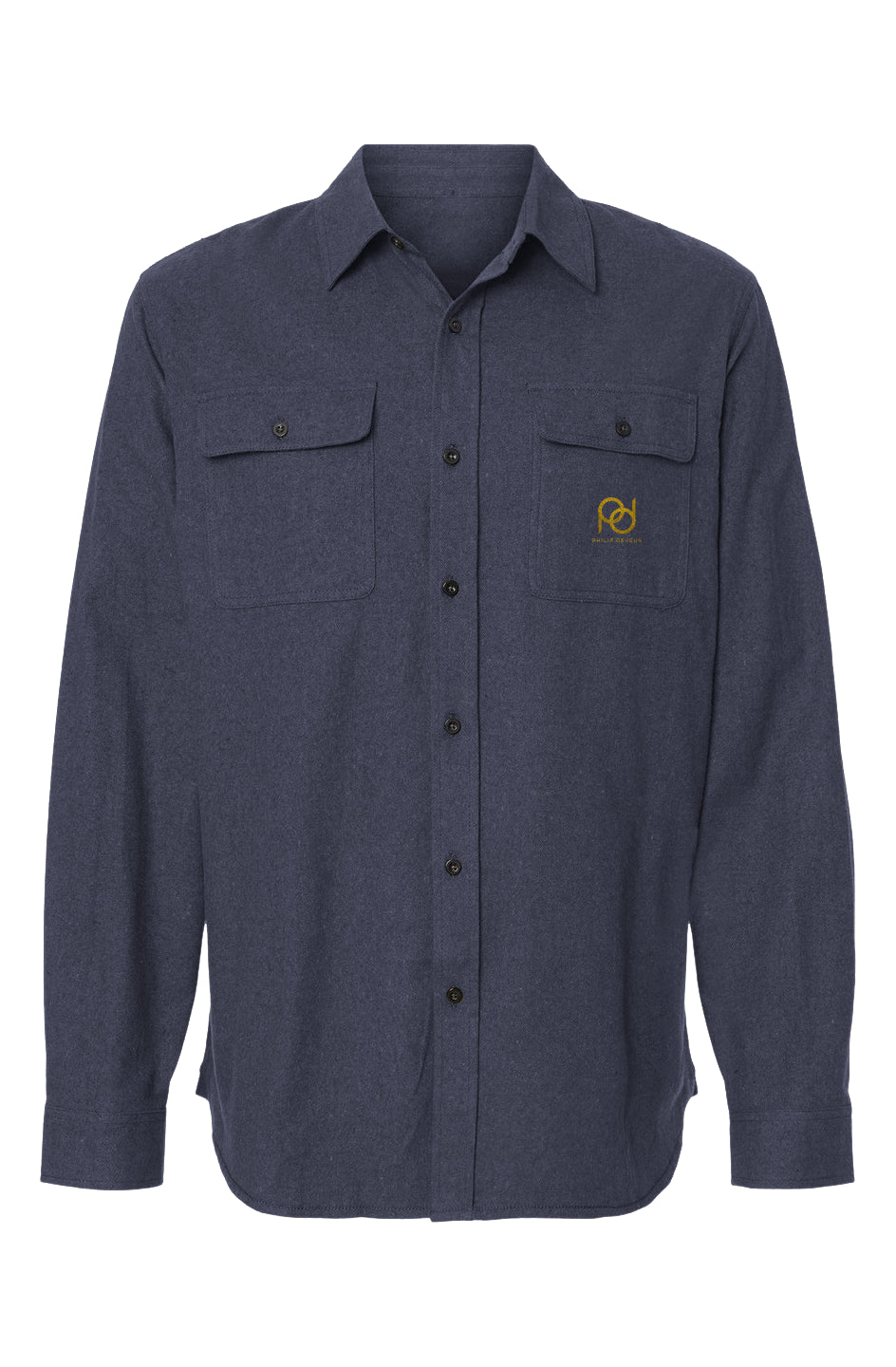 Mens Solid Flannel Shirt