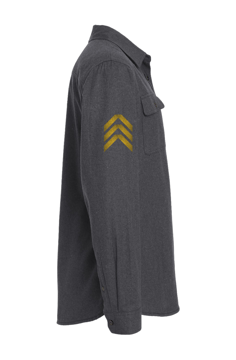 Mens Solid Flannel Shirt