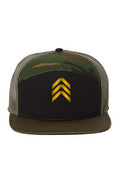 Black Camo Loden Cap
