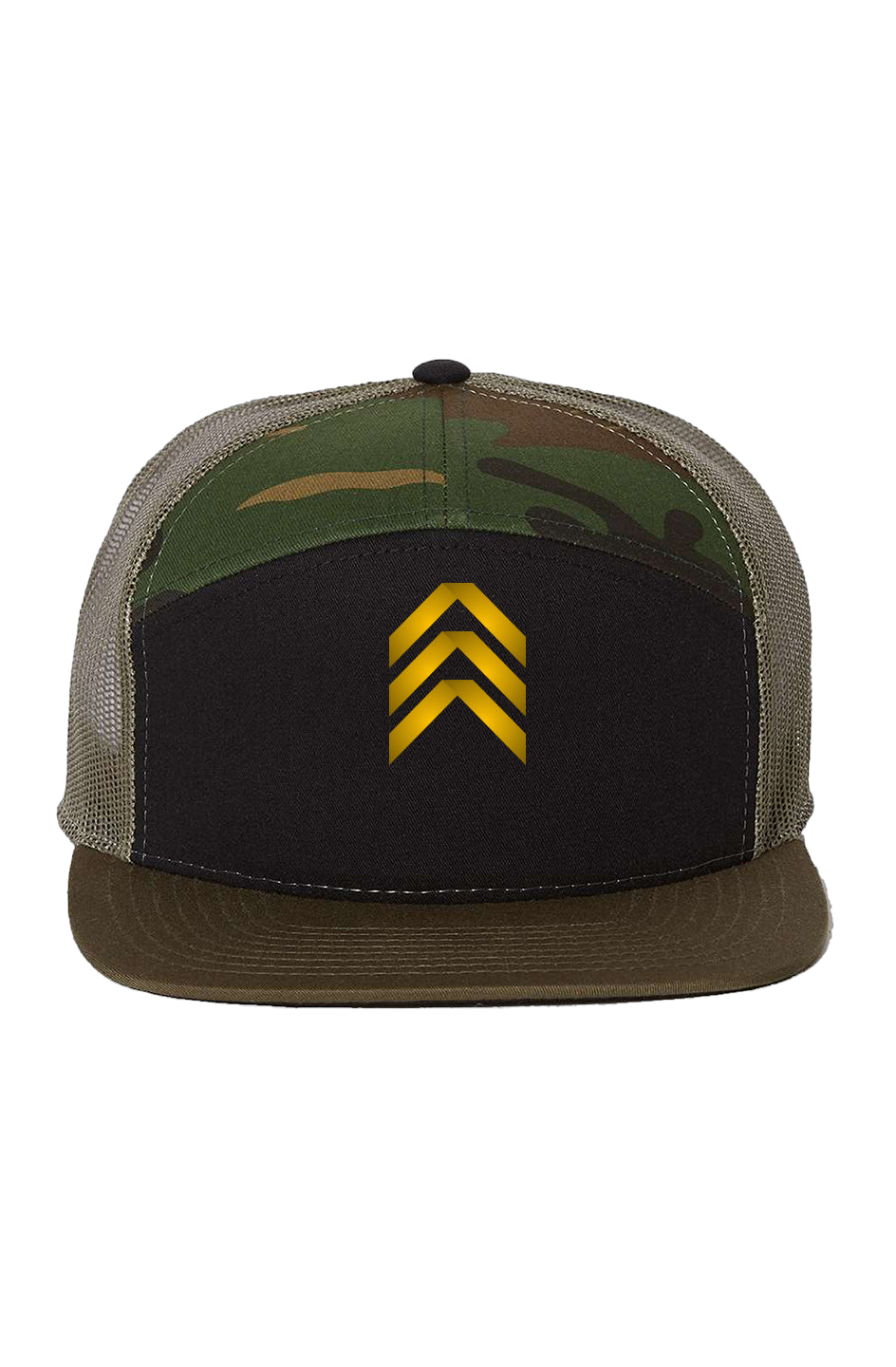Black Camo Loden Cap