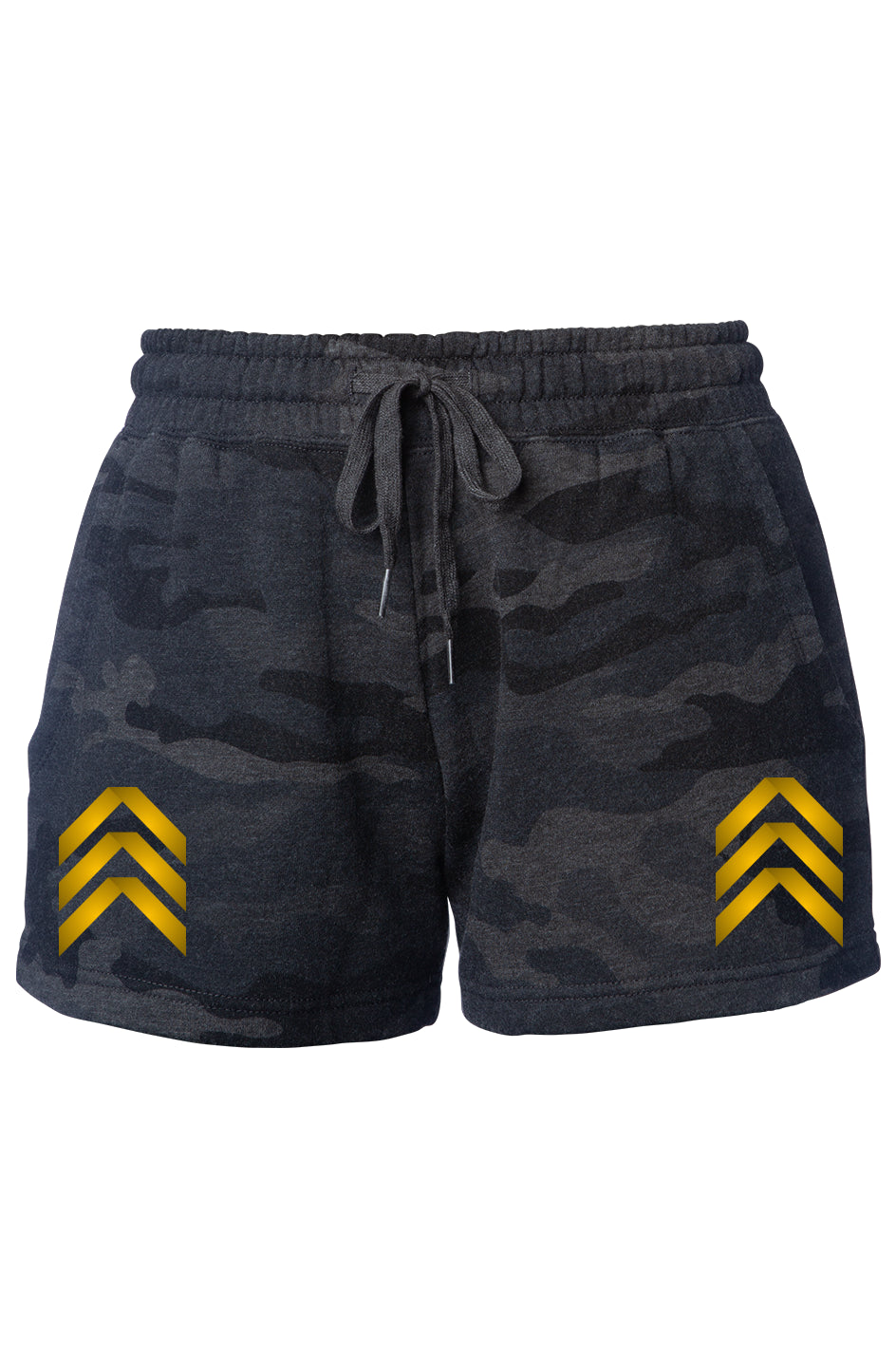 Black Camo Heather Shorts